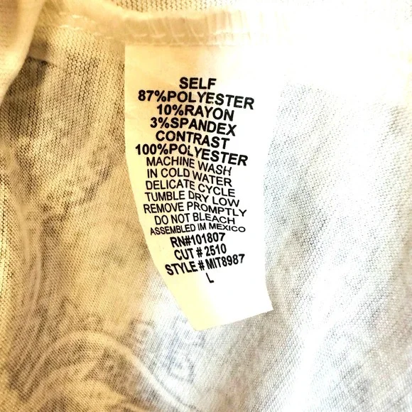 Espresso Women's Blue Purple Scoop Neck Sleeveless Ruffle Tank Tops Size Large - Picture 4 of 4